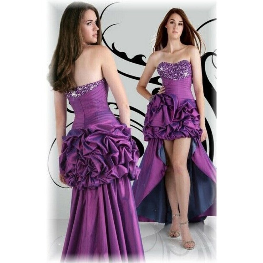 Xcite High Low Prom Dress 30253 Violet